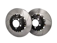 Brake Disc / Rotor Slotted 2-pc REAR 992 GT3 excl. PCCB / 718 GT4 RS - 98135240781, 9813524881, 9GT615601B, 9GT615602B - A2-272SL, A2-272SR