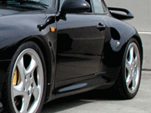 Luftdüsen vorn, Turbo S Look. Porsche 993 1994-97