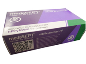 Guanti in nitrile senza polvere - Confezione da 100 - A4806LRG, A4806MED