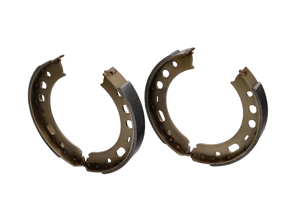 Mâchoires de frein à main (jeu de 4). Porsche Panamera 970 / 981 Boxster / 981C Cayman / 991 Carrera / 992 - 97035299300, 97035299301, 97035299302, 298698533, 971698533, 971698533C, 971698533E, 971698533AA, 971698533D