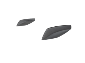 Plaques d'extrémité d'aile arrière, fibre de carbone. Porsche 992 GT3RS - 9GT827867COK1, 9GT827868COK1, 9GT827865COK1, 9GT827866COK1 - 1016.992.3RS..06