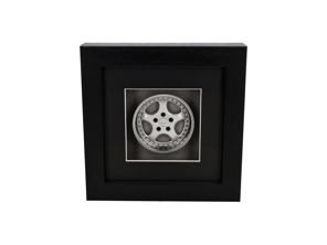 Handmade 1:8 Scale Porsche 964 Turbo 3.6 Wheel Model – Silver - Hand Assembled & Box Framed - 96536213600, 965362136X, 96536213601, 965362136AX, 96536214000, 965362140X, 96536214001, 965362140AX - BF WH 964 T3.6