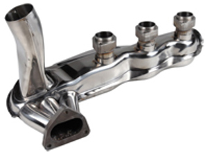 Exhaust heat exchanger in stainless steel Ø41mm tubing. Porsche 930 Turbo 1975-83 - 1623105900, 91.103, 91.103S41, 93021102103, 93021103301 - 1623105900