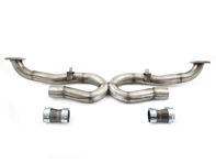 Exhaust muffler bypass X-Pipe DesignTek for Porsche 991 C2S / C4S - 3606009104, 99111133105, 99111133107, 99111133504, 99111133505, 99111133506, 99111133507, 99111133701, 99111133702, 99111133703