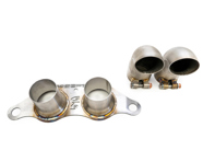 Fabspeed Competition Slip-On Turndown Tips. Porsche 997 GT3 / GT3 RS - FS.POR.GT3.TDT, FS.POR.GT3.TDTF, FS.POR.GT3.TDTO