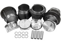 Forged JE piston and liner kit 105mm, 22mm pin stroker. Porsche 914/ VW Type 4