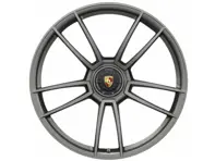 Llanta de aleación trasera Center Lock Turbo S en acabado Silk-Gloss Platinum 21" 11J ET66 (Invierno) - 992601025ABOB5