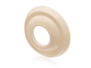 Rosette für Türgriff und Fensterkurbel, Weiß. Porsche 356 - 64455289101300