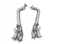 Sports exhaust particulate filter bypass tube Porsche 718 GT4 Spyder and GTS - TSPO718GT4C19.013.A