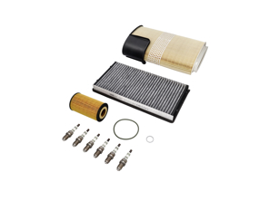 Service Wartungskit für Porsche Boxster 987 2.7L / 3.2L und 3.4L / Cayman Öl, Luftfilter, Zündkerzen, + mehr - 98710098700, 98710098700/1, 98711013301, 99757121902, 99610722560, 99917022390, 90012310630