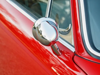 Aluminium bullet mirror set, Chrome Plated. Porsche 911 1965-1973 - 91173102010, 91173111600, 90173111101 - BulletDriveSilver_1973early, BulletPairSilver_1973early