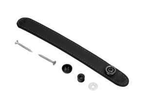 Guía de cinturón de seguridad, en color negro, para asiento deportivo. Porsche 987 Boxster / 987C Cayman - 987521181008YR, 987521182008YR