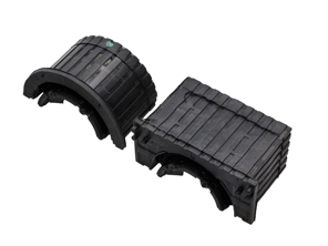 Stabilisatorbuchsen-Satz, oben + unten. Porsche 970 Panamera / S / GTS mit PDCC - 97034379207, 97034379307