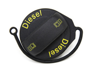 Tappo del serbatoio del carburante con cinghia di fissaggio. Porsche 95B.1Macan - 95B201550D, 95B201550A