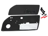 RS / RSA / Backdate Style Türverkleidungen in schwarzem Vinyl für Porsche 911 / 912 1965-73