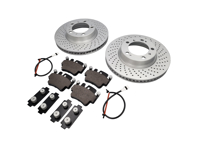 FRONT Brake Pads and Brake Disc Package for Porsche 996 1997-04 - 99635140501, 99635140601, 99635294903