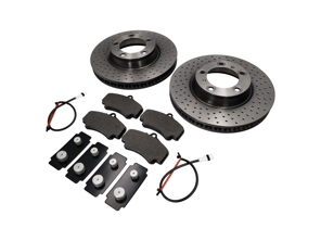 ANTERIORE Pacchetto pastiglie freno e disco freno. Porsche 996 C4S / 996 Turbo - 99635140904, 99635141004, 99635194913, 99635108901, 99661236501