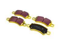 Plaquettes de frein avant EBC YELLOW « Fast Road ». Porsche 991.2 Carrera / 982 Boxster S / 982 Cayman S - 99135294902, 99135294903, 992698075E - DP42307R