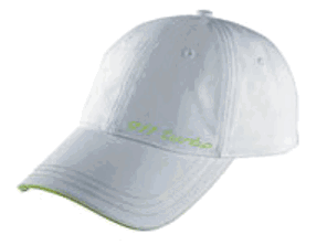 Porsche Caseball Cap, White with 911 Turbo logo - WAP08013116