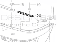 Stoßstangeneinsatz vorne. Porsche 964 - 96450511101