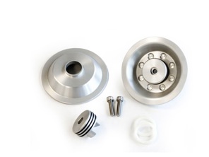 Serrure / bouton en aluminium Rennline. PERÇÉ. Porsche 911 84-89 / 964 / 928