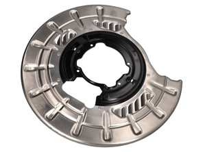 Plaque de couverture de disque de frein. Porsche 958 Cayenne - 95835280110, 95835280210