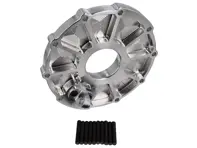 Plaque de recouvrement latérale de la boîte de vitesses 901 Porsche 911 / 912 swb 1965-68 certains modèles du début de 1969 avec 'coulée à froid'. - 90130131101, 901.301.311.01