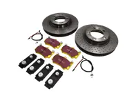 Brake Disc Package with EBC Sport Brake Pads Porsche 996 Turbo - DP41515R, 99661236501, 99635108901, 9963514XX04BRE, 99735194902, 99735194903, 99635194911, 99635194912, 99635194913, 99635194910, 99661236500, 99635140904, 99635140903, 99635141004, 99635141003, 09C87711, 9P1615301A, 9P1615302A
