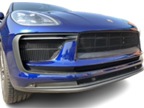 Front bumper stainless steel front grille set ZunSport. Porsche Macan S / GTS Facelift - ZPR81421, ZPR81421B, ZPR81421, ZPR81421B