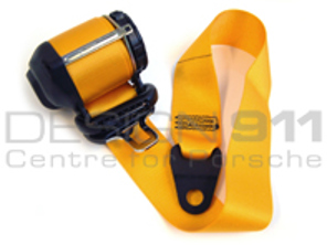 Cinture di sicurezza Coupé posteriore in GIALLO. Porsche 996/997 - 99680398306V02, 99780303502V02, 99680398406V02, 99780303602V02
