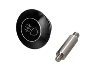 Boutons de tableau de bord Rennline Billet - Feu antibrouillard arrière. Porsche 911 74-89 /912/914 - DA90