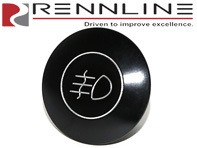 Rennline Billet Dash Knobs - Rear Foglight. Porsche 911 74-89 /912/914 - DA90