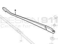 Brazo Limpiaparabrisas Trasero Porsche 997 MKI / 997 MKII TARGA - 99762816900, 99762815901