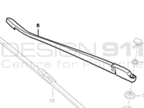 Wiper Arm Rear Porsche 997 MKI / 997 MKII TARGA - 99762816900, 99762815901