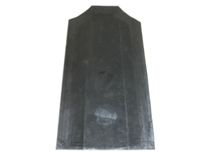 Rubber tunnel floor mat Porsche 356 A 1957- 05-1959 - NLA55111101, 64455111101