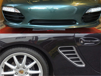 Front bumper radiator and side vent wire mesh kit Porsche 987.2 Boxster