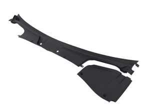 Scuttle panel cover plastic. Porsche 955 Cayenne RHD (Right hand drive) cars - 955572564059B9, 9555725640401C, 9555725640501C