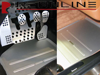 Set di tappetini da pista Rennline. Lato guidatore e passeggero. Porsche 914 - TM0304