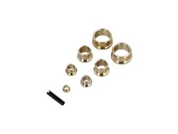 Pedalbuchsen-Upgrade-Kit. Porsche 911 / 912 / 930 - 91142354200, 91142334101, 91142334102, 90030900200, 90142325300, 90142334300, 91142354201 - 9400066