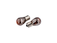 Indicator Bulbs 12V/12W Single filament. Amber chromed