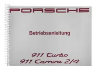 Fahrerhandbuch für Porsche 911 (964) Carrera 2 / 4 / turbo MJ 1992, in Deutsch - WKD96401092