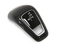 Sports gear shift knob cover, Carbon / Black. Porsche Cayenne (9YA) - 9Y0713139