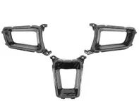 Rennline-Lenkradeinsatz aus Kohlefaser. Porsche 991.2 / 718 / 95B Macan Mk2 / 971.1 Panamera - I131