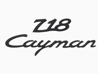 Porsche Two-piece magnet set with logo - 718 Cayman - WAP0502060PCAY
