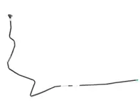 Rücklaufleitung der Servolenkung. Porsche 993 RHD-Fahrzeuge - 99334745403