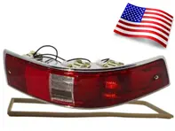 Indicator unit with lens & seal (SWB). Porsche 911/912 1963-68 USA - 90163140401, 900163140301 - 15879, 15879/D, 15879/S, 1695300770, 1695300780