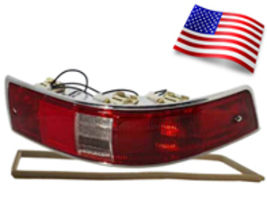 Anzeigeeinheit mit Linse & Dichtung (SWB). Porsche 911/912 1963-68 USA - 90163140401, 900163140301 - 15879, 15879/D, 15879/S, 1695300770, 1695300780