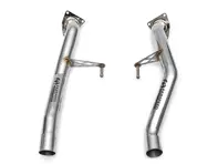 Exhaust Catalytic Converter Bypass Pipes. Porsche 957 Cayenne Turbo - 95511302350, 955113023FX, 95511302450, 955113024EX
