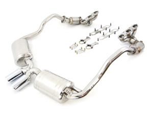 Vollauspuffanlage für Porsche 987 / 987C in Edelstahl - 3606008703, 3606109871, 3606109872, 99611110755, 99907507400