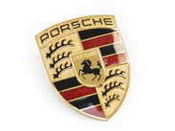 Distintivo del cofano. Porsche 993 / Boxster 986 / 996 - 99655921101, 7L5853611B, 99655921100, 99655921102